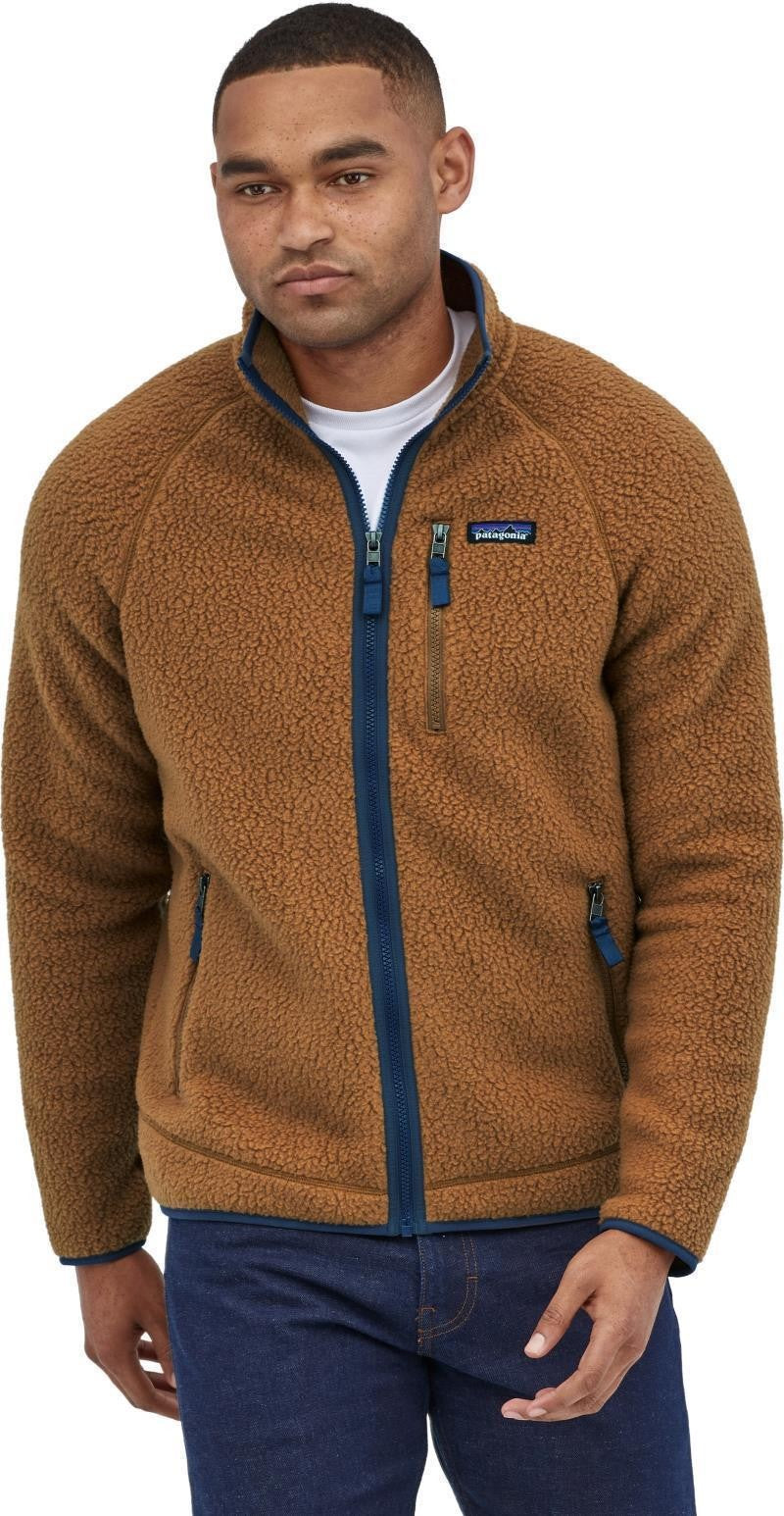 Retro Pile Jacket - Mens - bear brown 1
