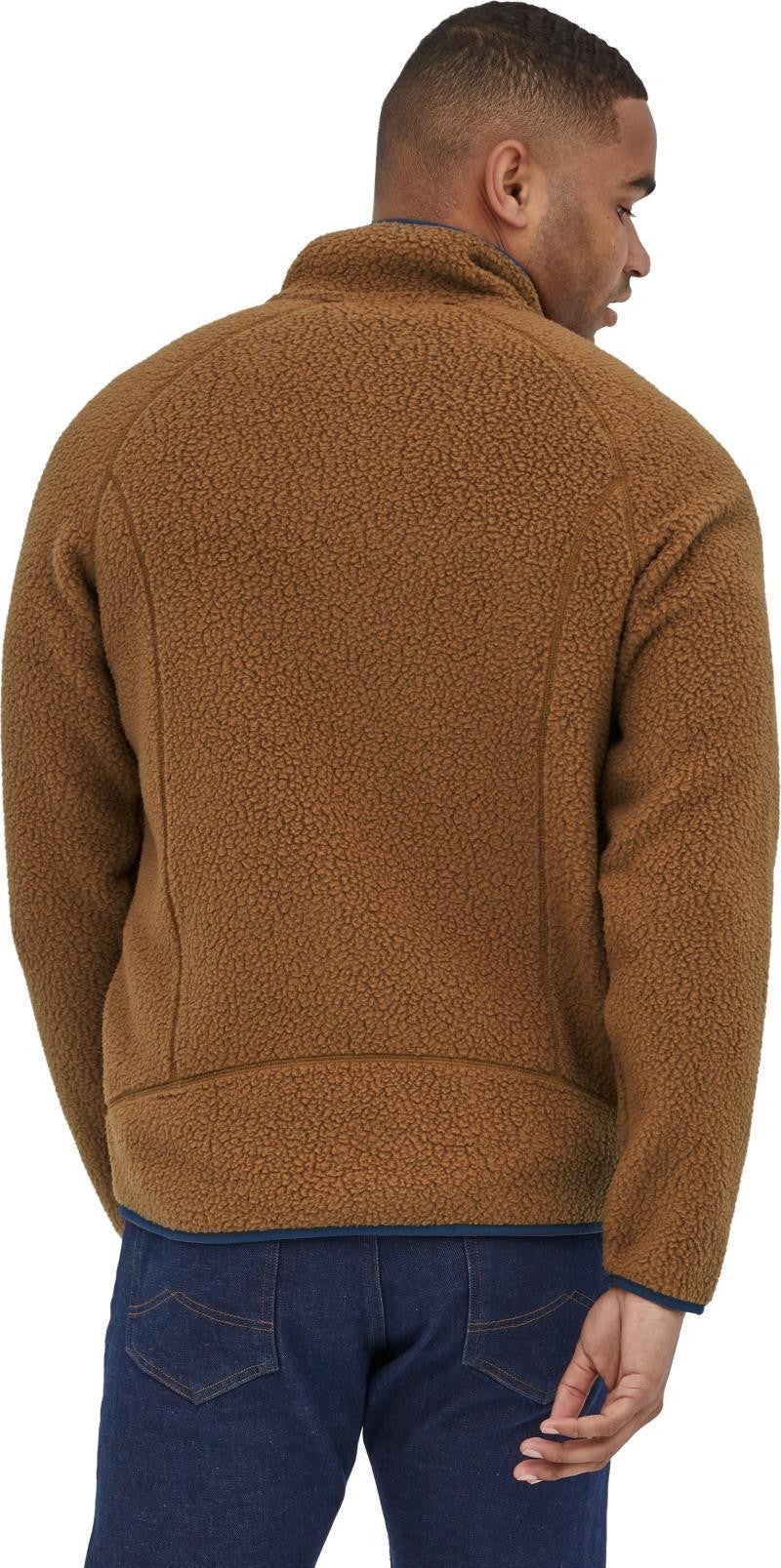 Retro Pile Jacket - Mens - bear brown 1