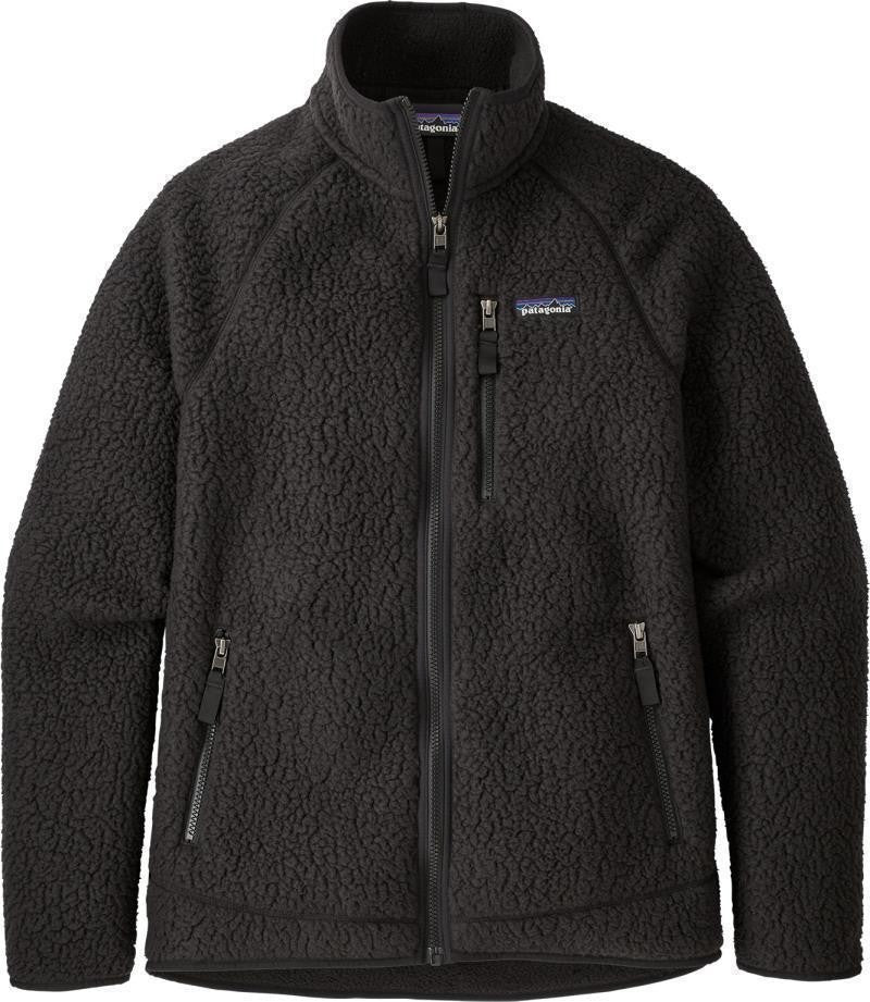 Retro Pile Jacket - Mens - black 1