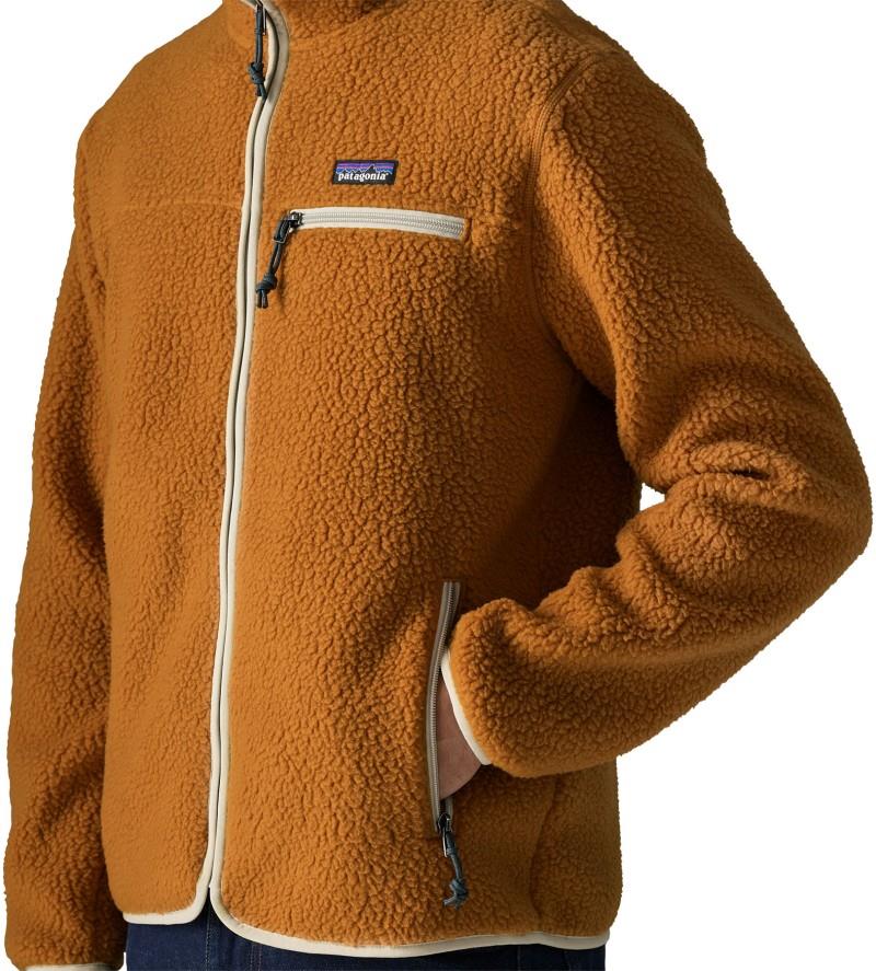 Retro Pile Jacket - Mens - cinnamon brown 1