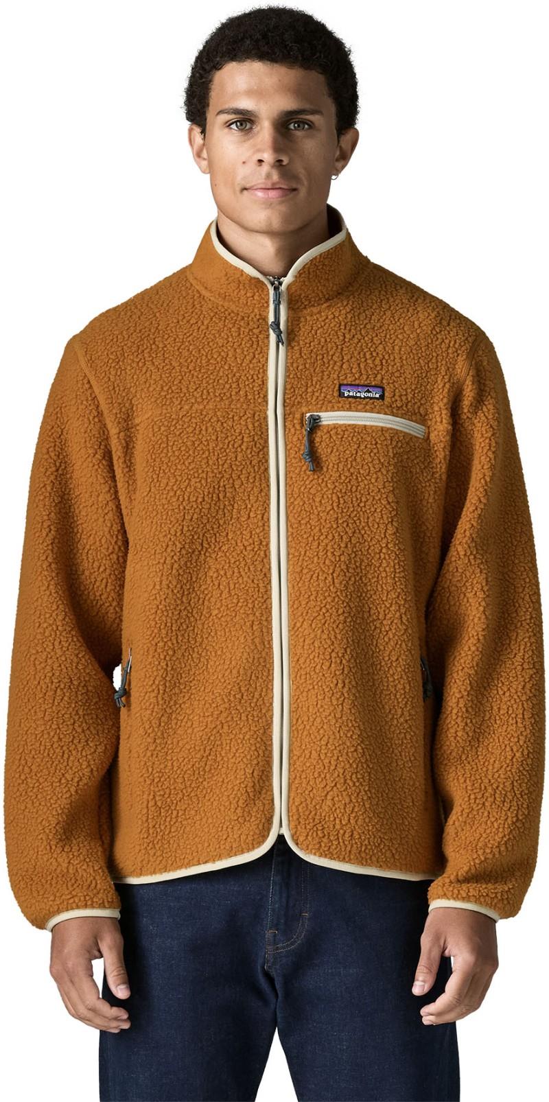Retro Pile Jacket - Mens - cinnamon brown 1