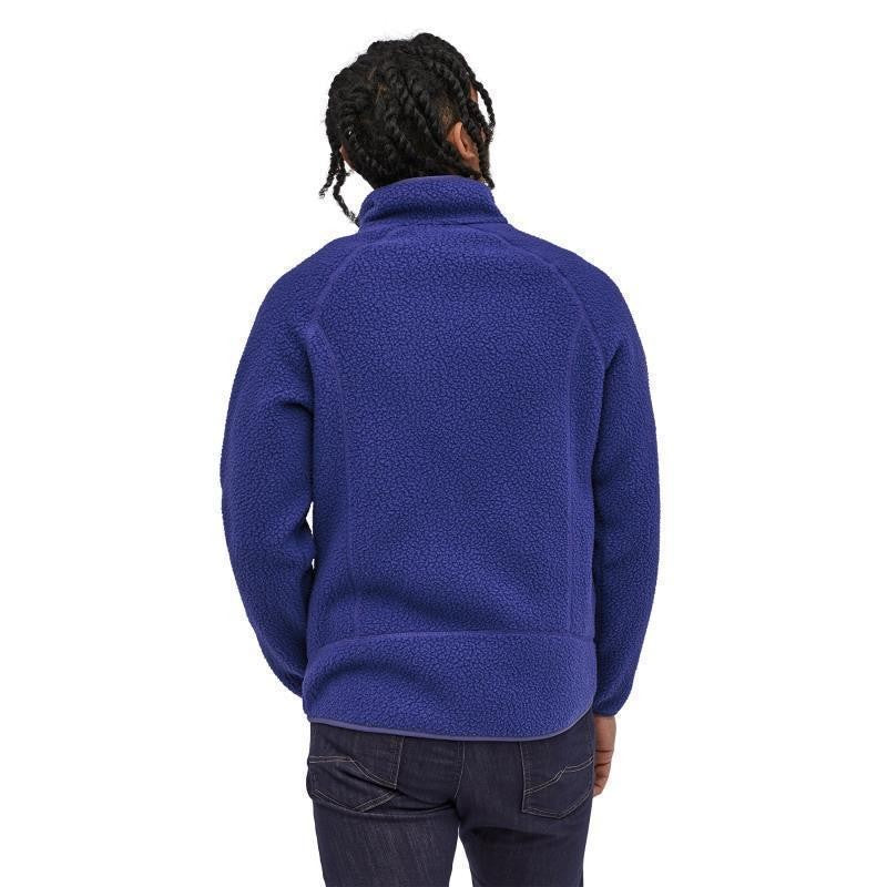 Retro Pile Jacket - Mens - cobalt blue 1