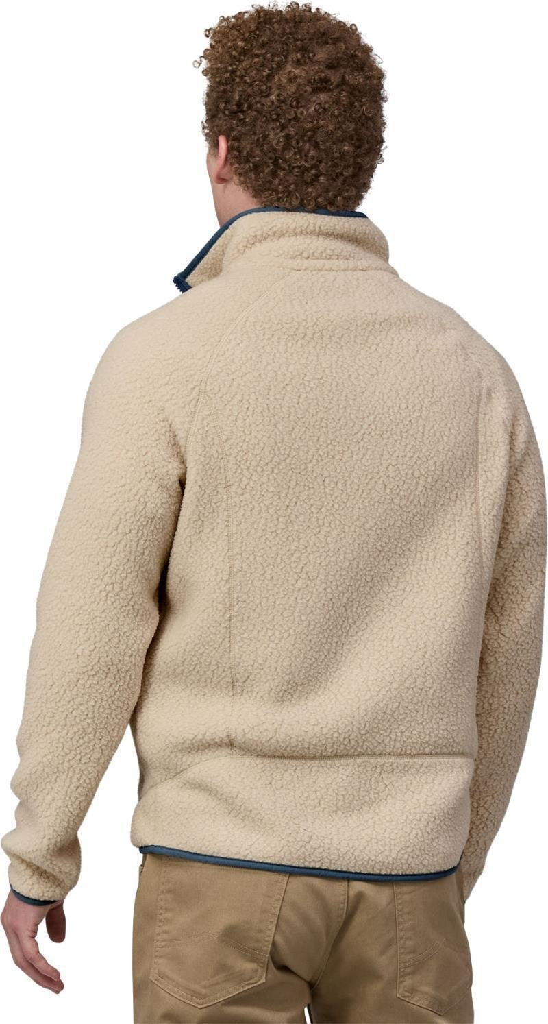 Retro Pile Jacket - Mens - dark natural w/utility blue 1