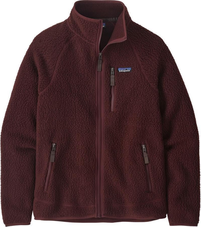 Retro Pile Jacket - Mens - dark ruby 1