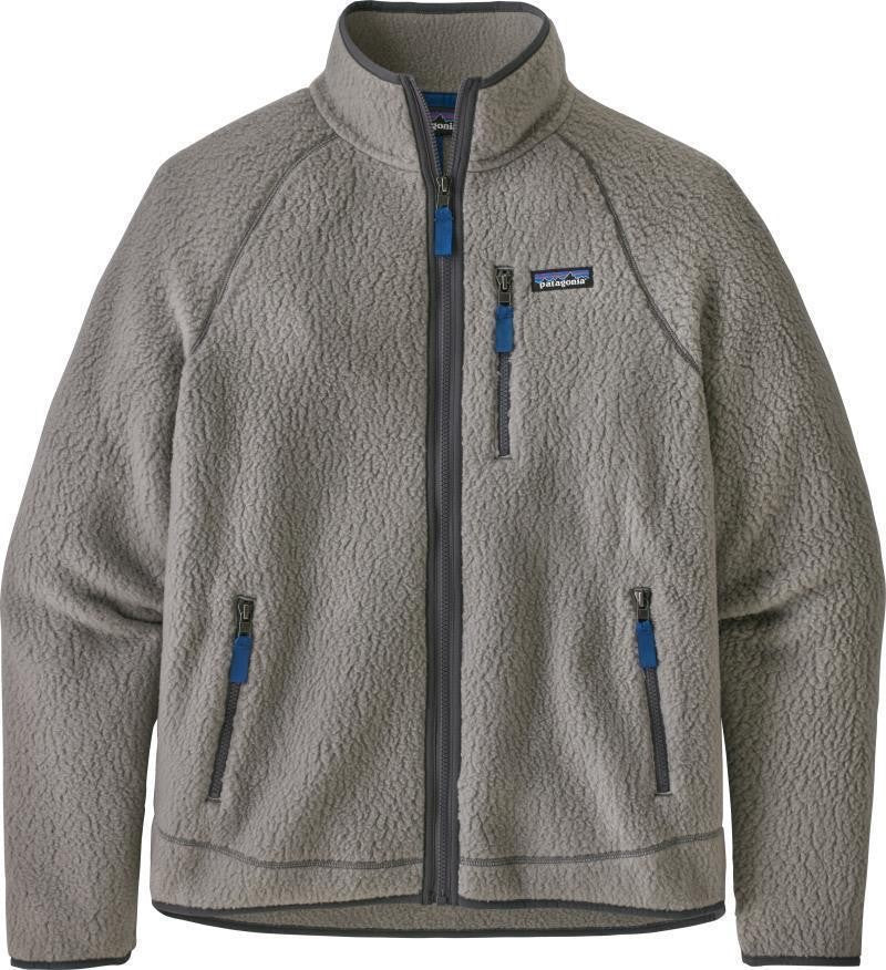 Retro Pile Jacket - Mens - feather grey 1
