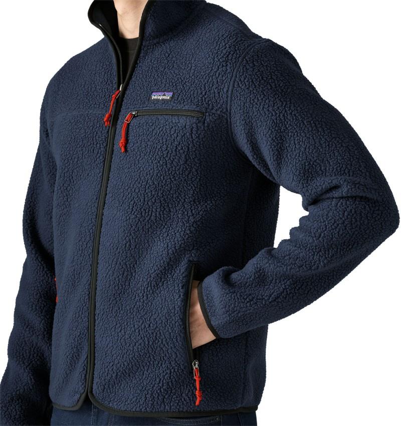 Retro Pile Jacket - Mens - new navy 1