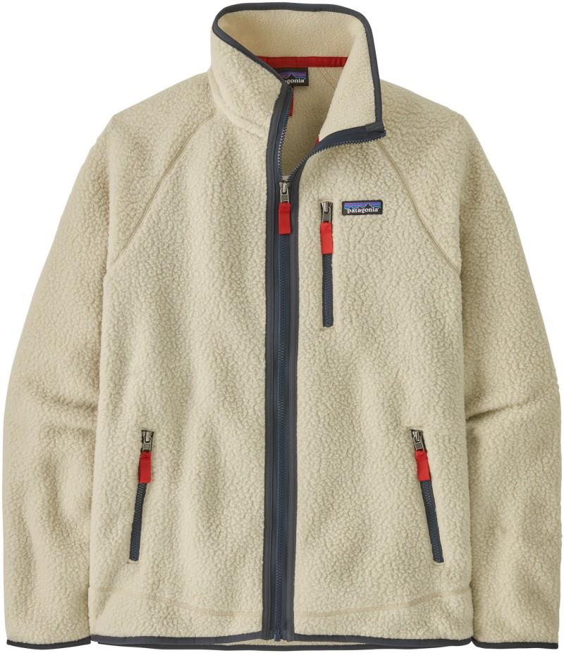 Retro Pile Jacket - Mens - pelican w/smolder blue 1