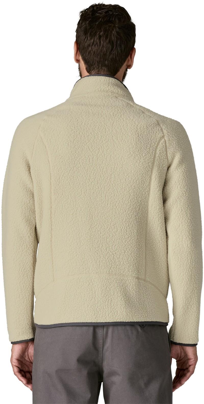 Retro Pile Jacket - Mens - pelican w/smolder blue 1