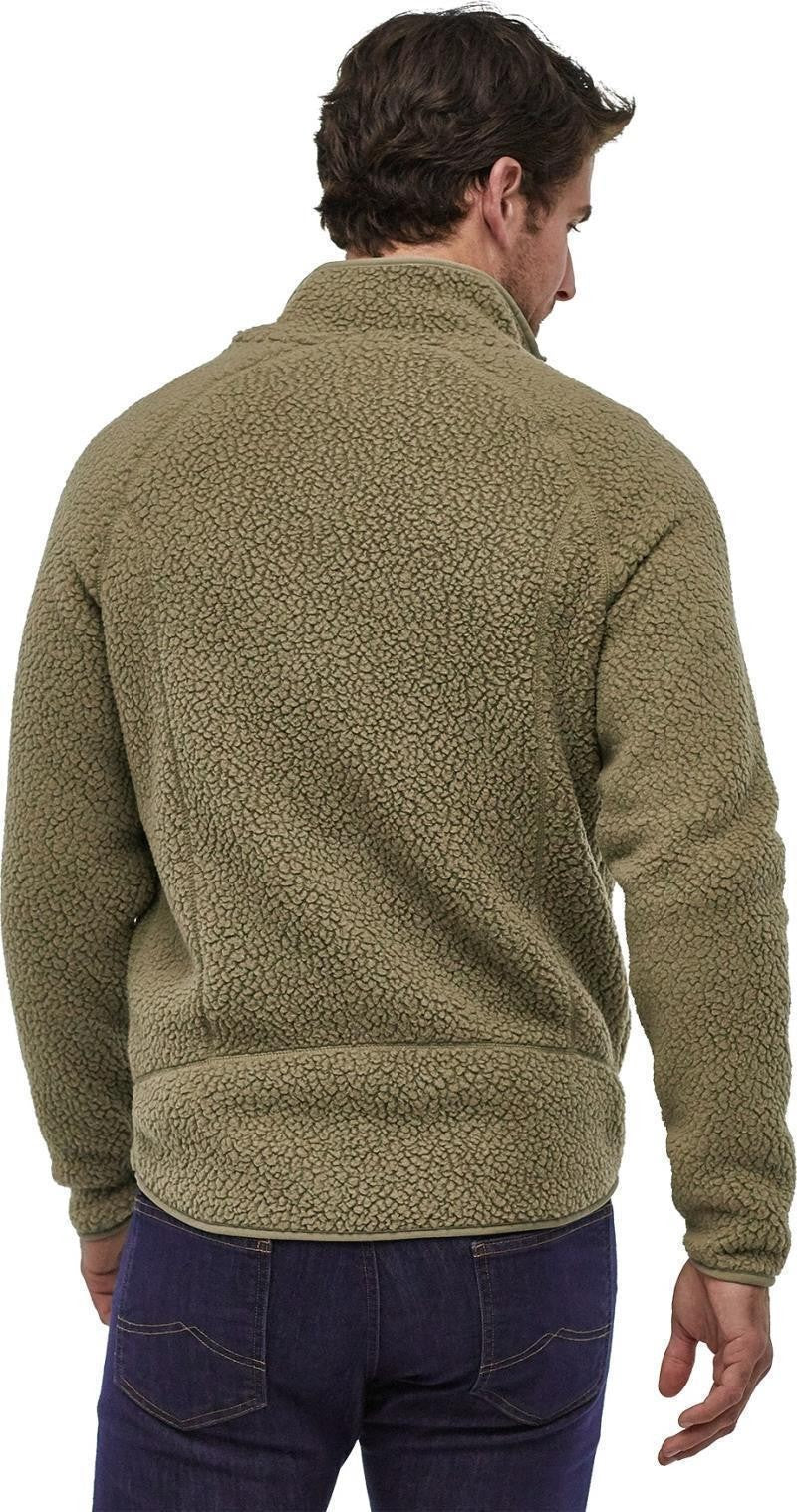 Retro Pile Jacket - Mens - sage khaki 1