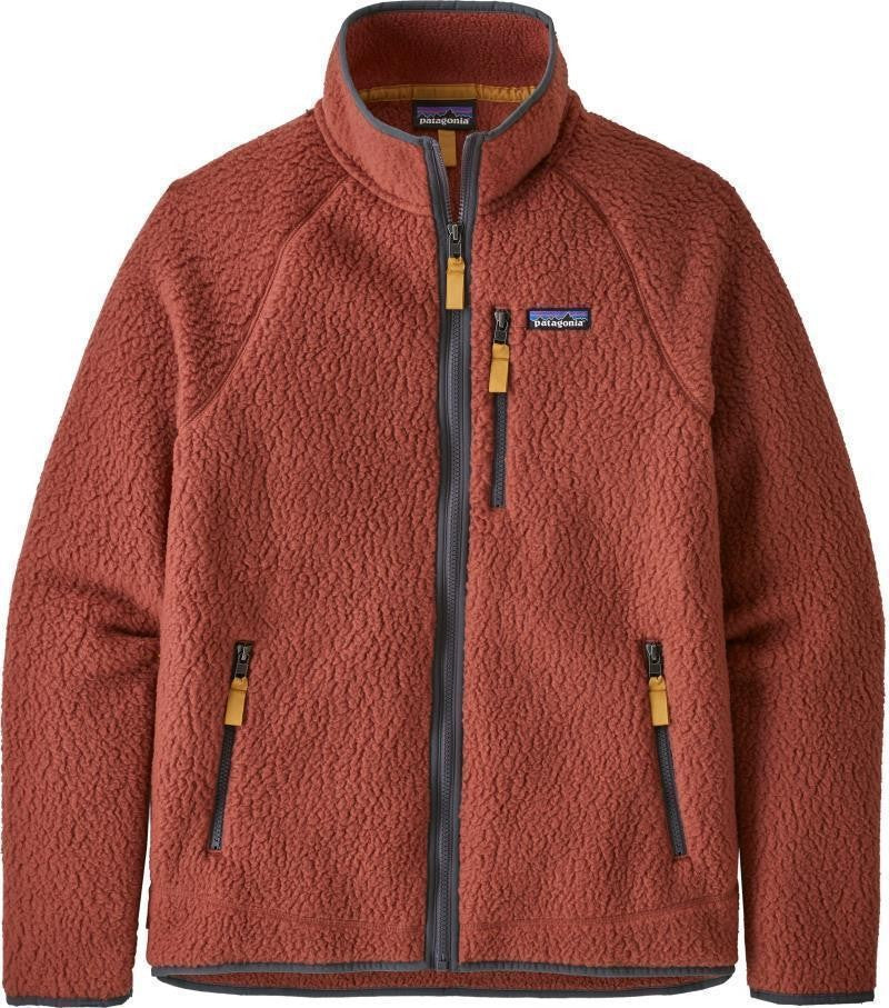 Retro Pile Jacket - Mens - spanish red 1