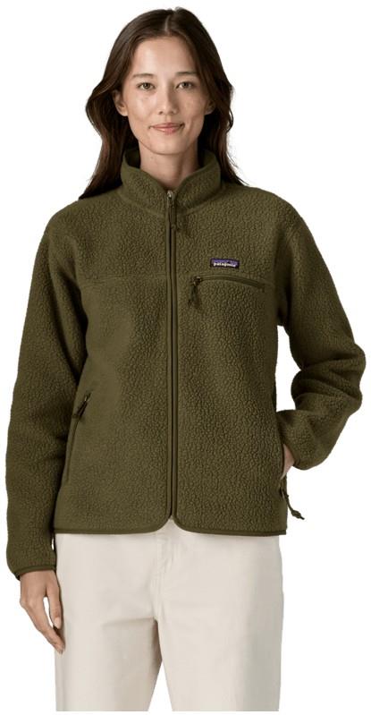 Retro Pile Jacket - Womens - basin green 1
