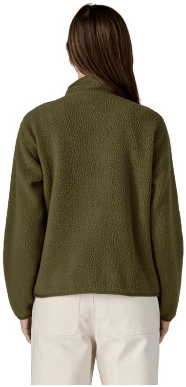 Retro Pile Jacket - Womens - basin green 1