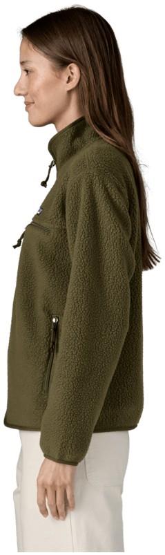 Retro Pile Jacket - Womens - basin green 1