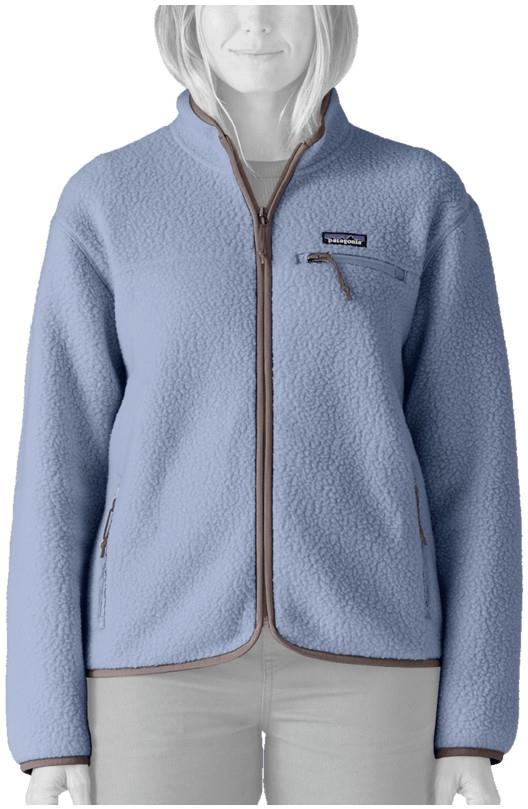 Retro Pile Jacket - Womens - ghost blue 1