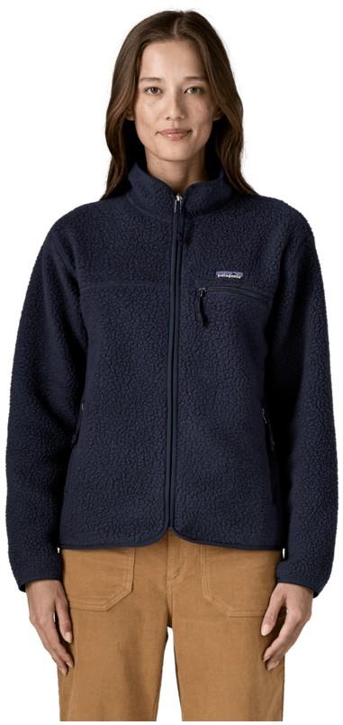 Retro Pile Jacket - Womens - sunken blue 1