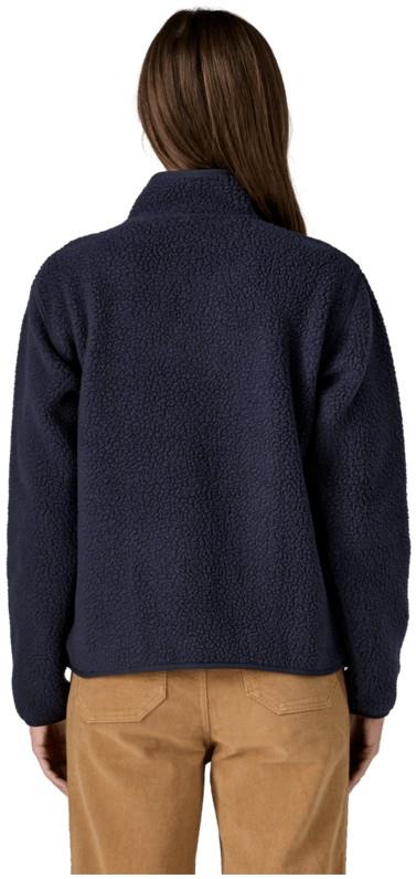 Retro Pile Jacket - Womens - sunken blue 1
