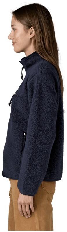 Retro Pile Jacket - Womens - sunken blue 1
