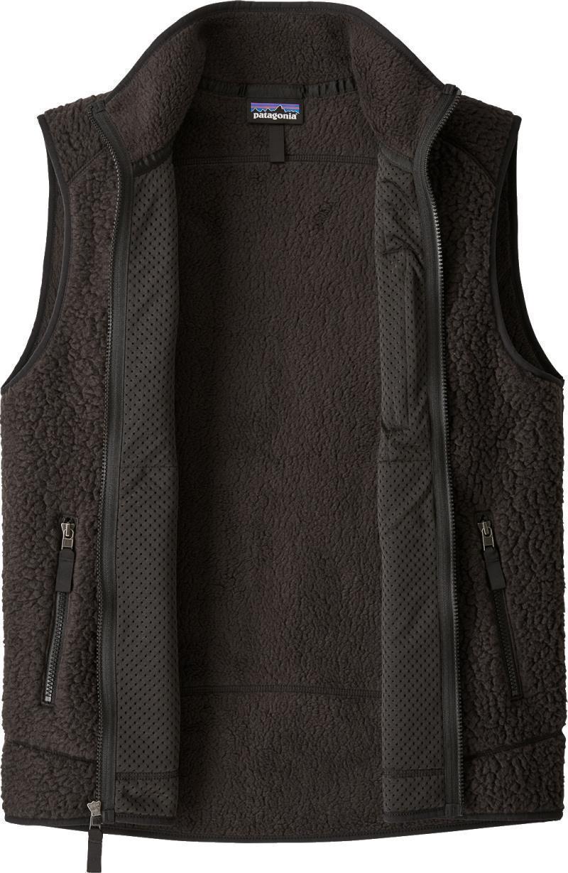 Retro Pile Vest - Mens - Black 2