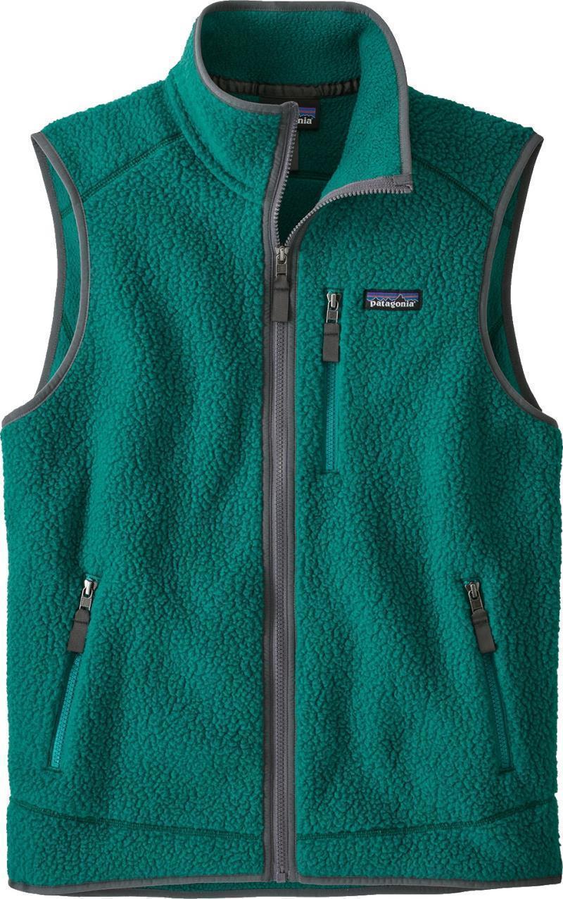 Retro Pile Vest - Mens - Borealis Green 1
