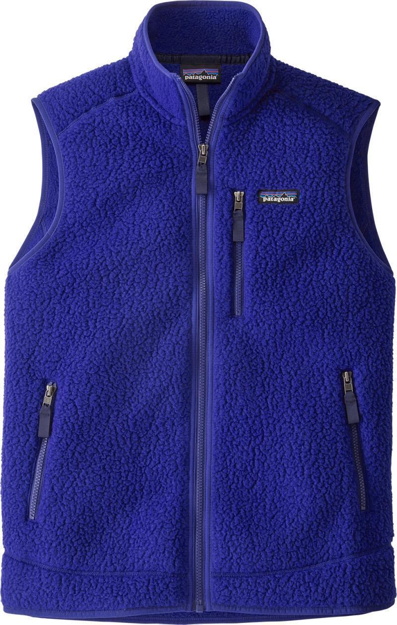 Retro Pile Vest - Mens - Cobalt Blue 1