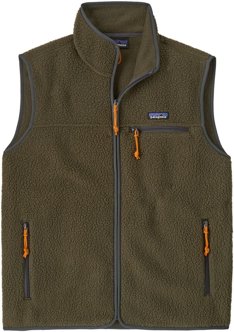 Retro Pile Vest - Mens - basin green 1