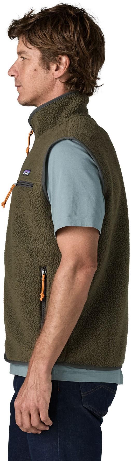 Retro Pile Vest - Mens - basin green 1