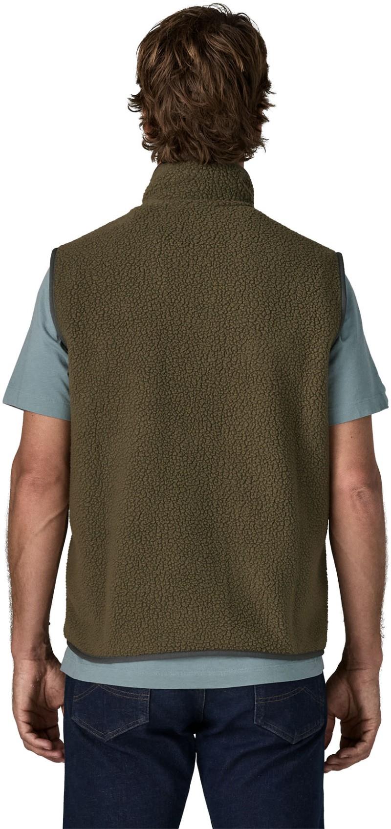 Retro Pile Vest - Mens - basin green 1