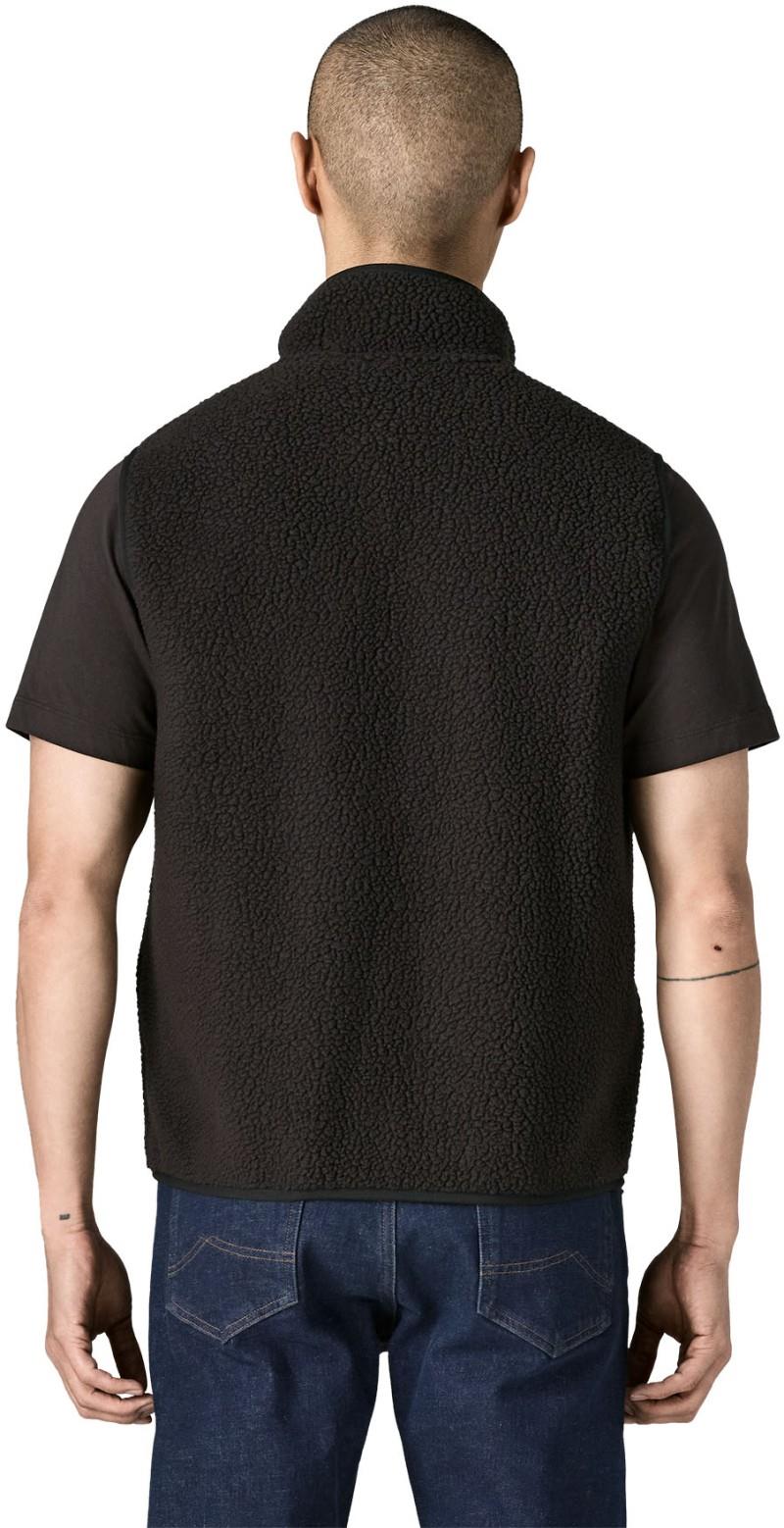 Retro Pile Vest - Mens - black 1