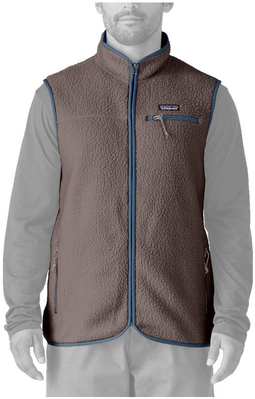 Retro Pile Vest - Mens - crimini taupe 1