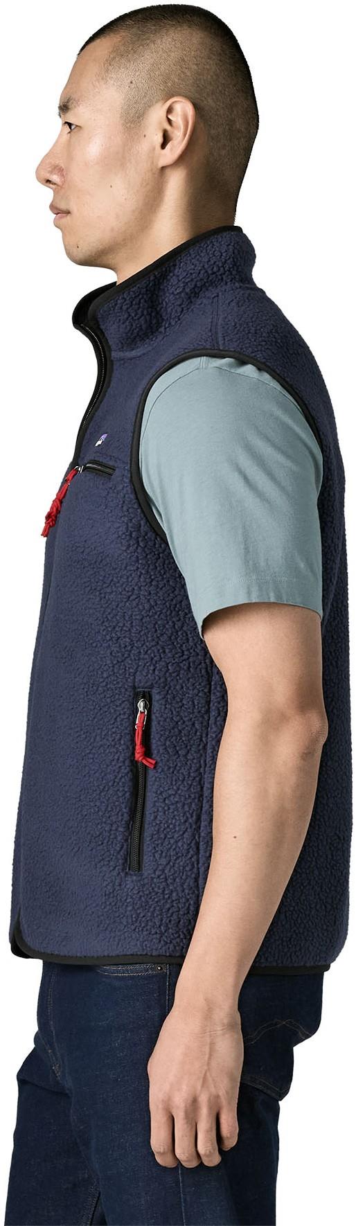 Retro Pile Vest - Mens - new navy 1