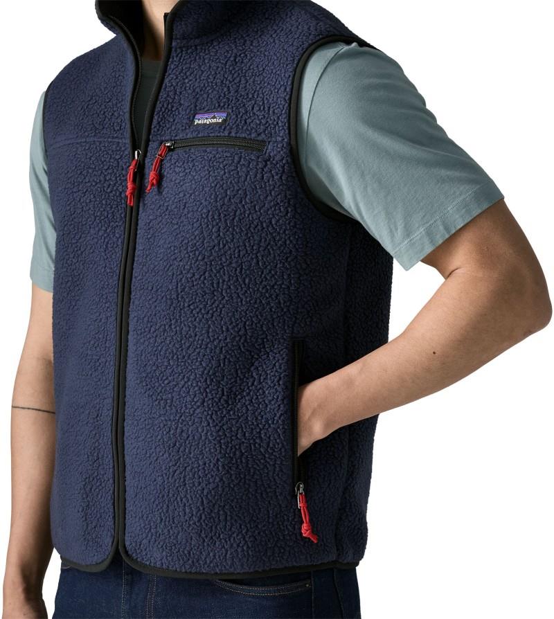 Retro Pile Vest - Mens - new navy 1