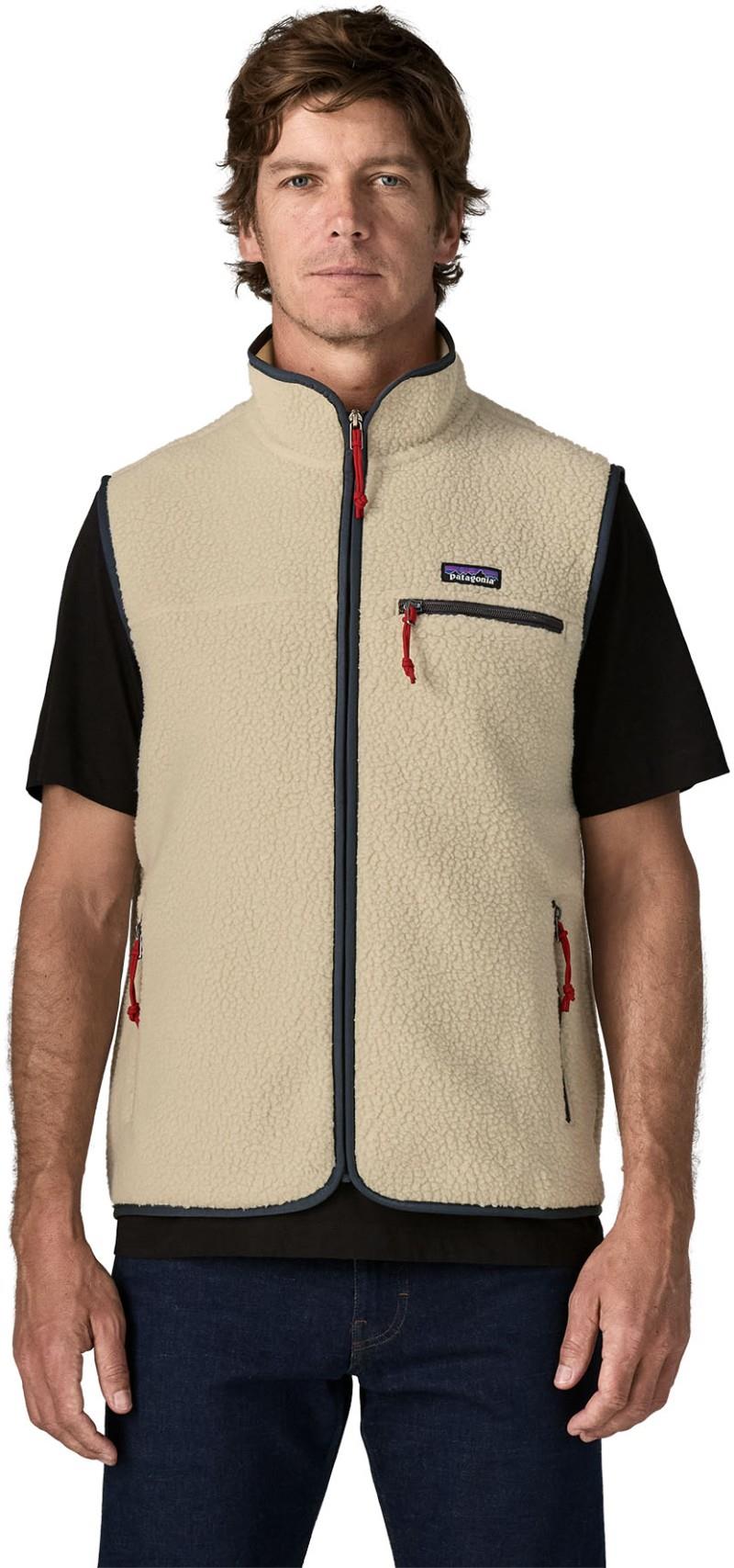 Retro Pile Vest - Mens - pelican 1