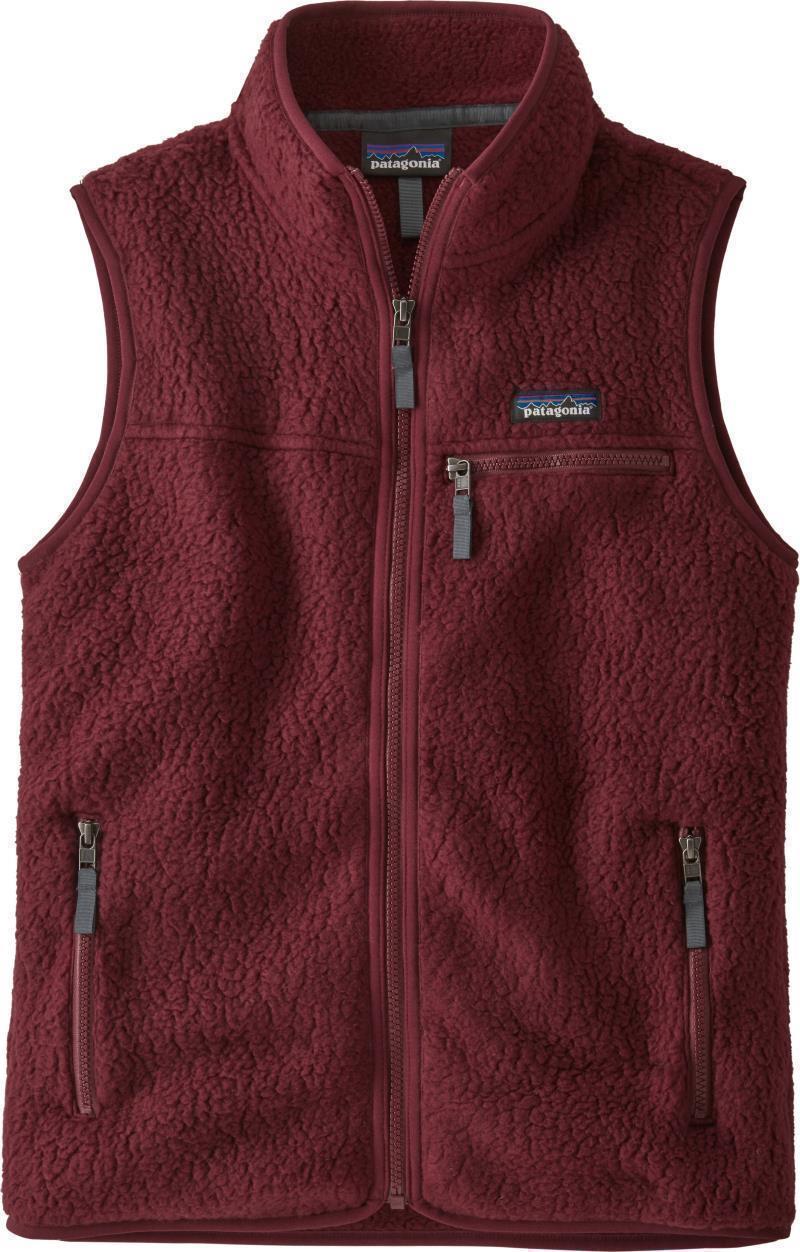 Retro Pile Vest - Womens - Chicory Red 1