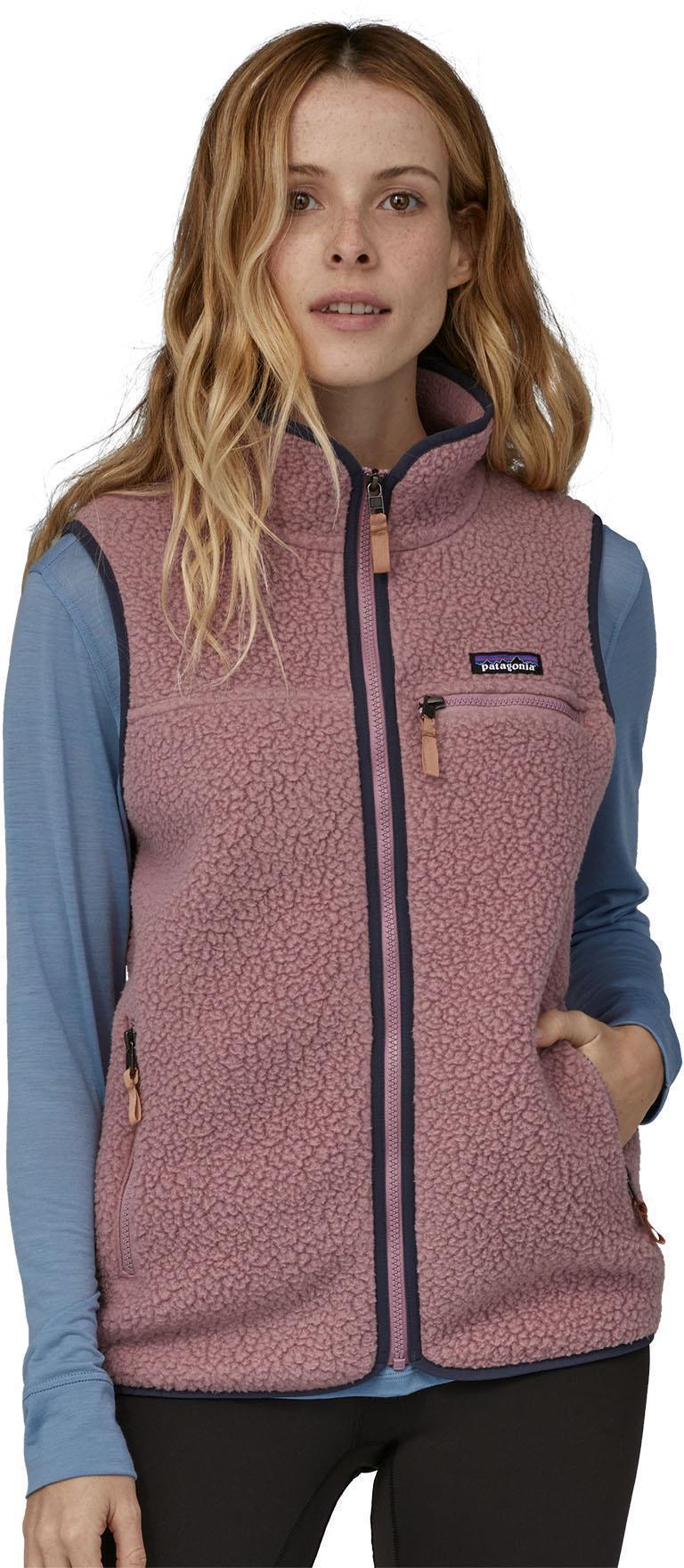 Retro Pile Vest - Womens - Evening Mauve 2