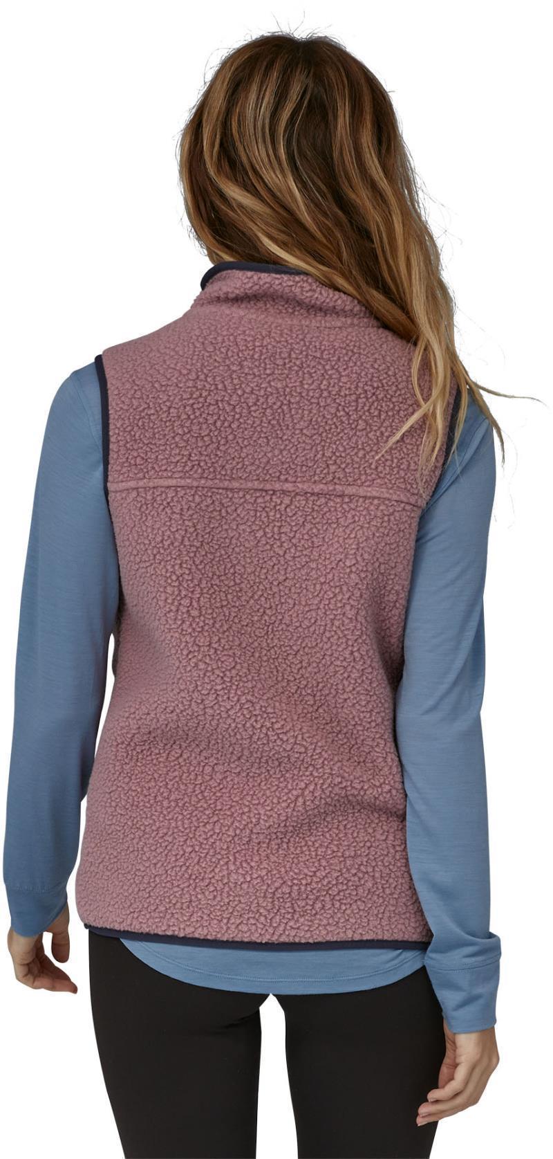 Retro Pile Vest - Womens - Evening Mauve 3