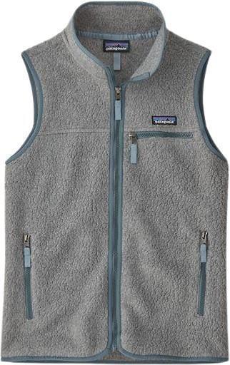 Retro Pile Vest - Womens - Salt Grey w/Light Plume Grey 1