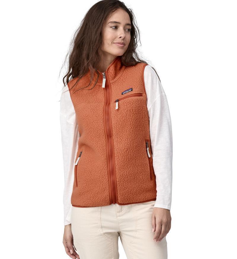 Retro Pile Vest - Womens - Sienna Clay 2