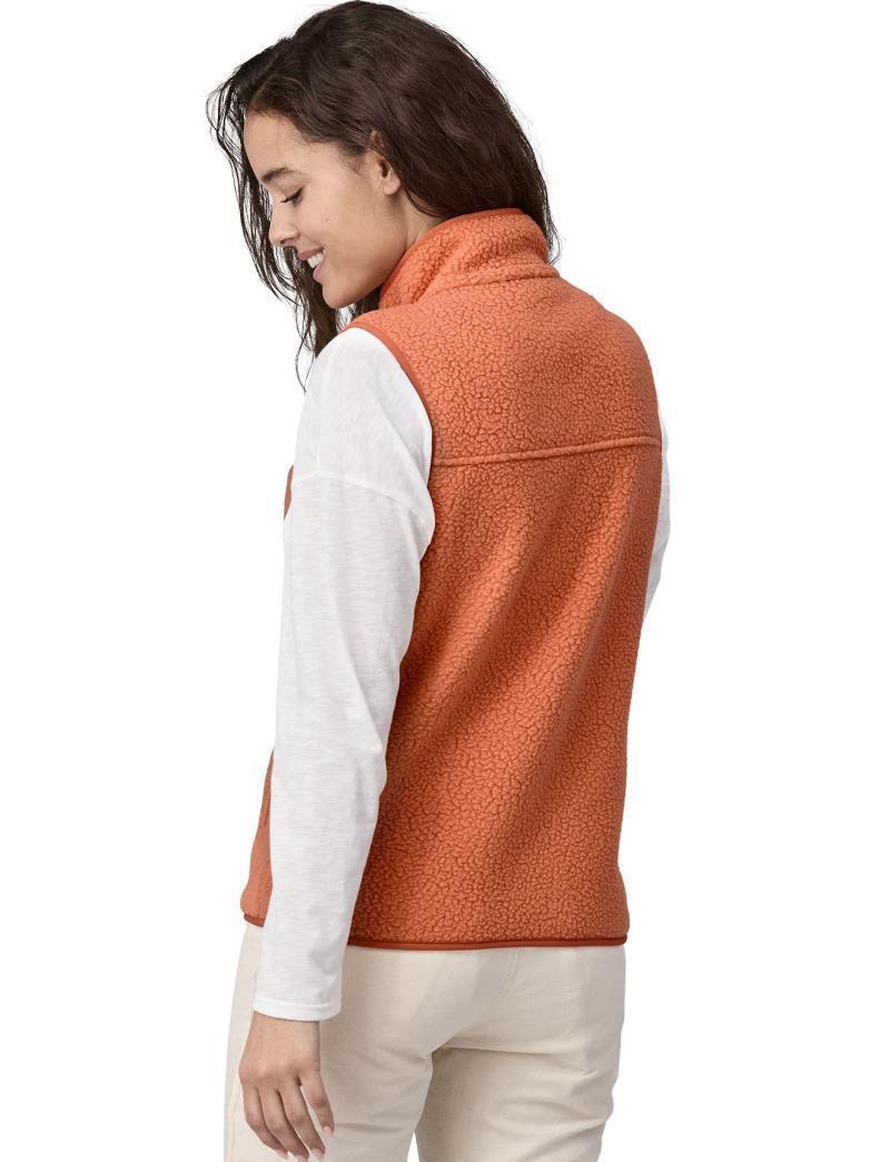 Retro Pile Vest - Womens - Sienna Clay 3