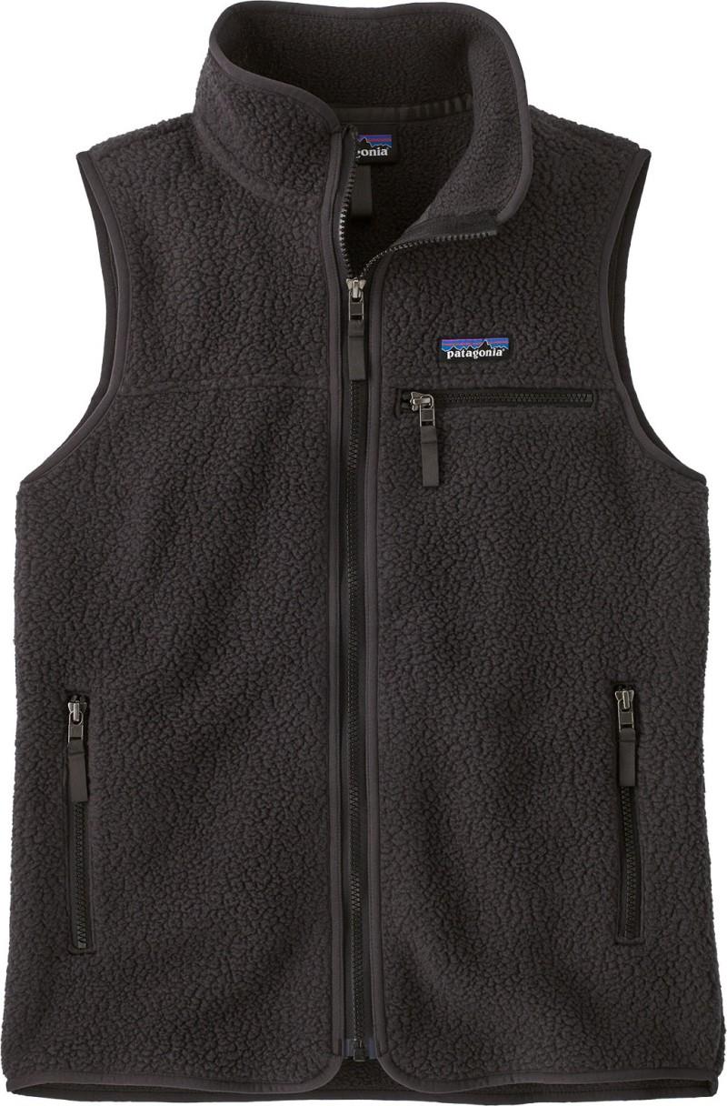 Retro Pile Vest - Womens - ink black 1