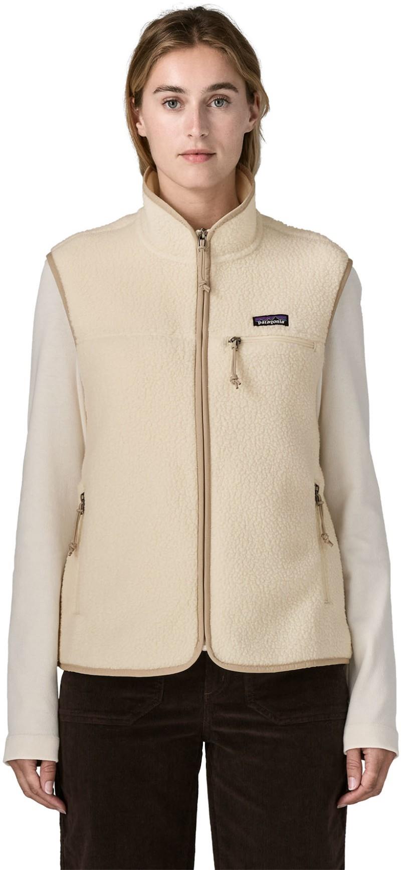 Retro Pile Vest - Womens - natural 1
