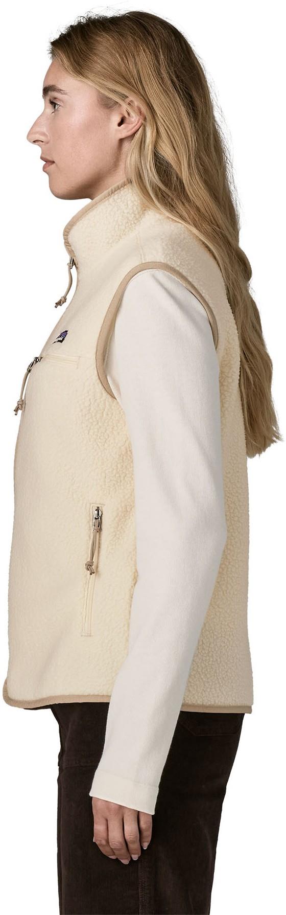Retro Pile Vest - Womens - natural 1