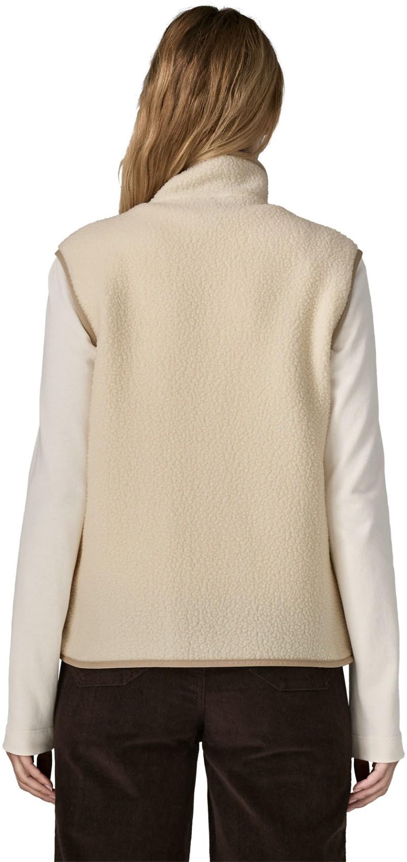 Retro Pile Vest - Womens - natural 1