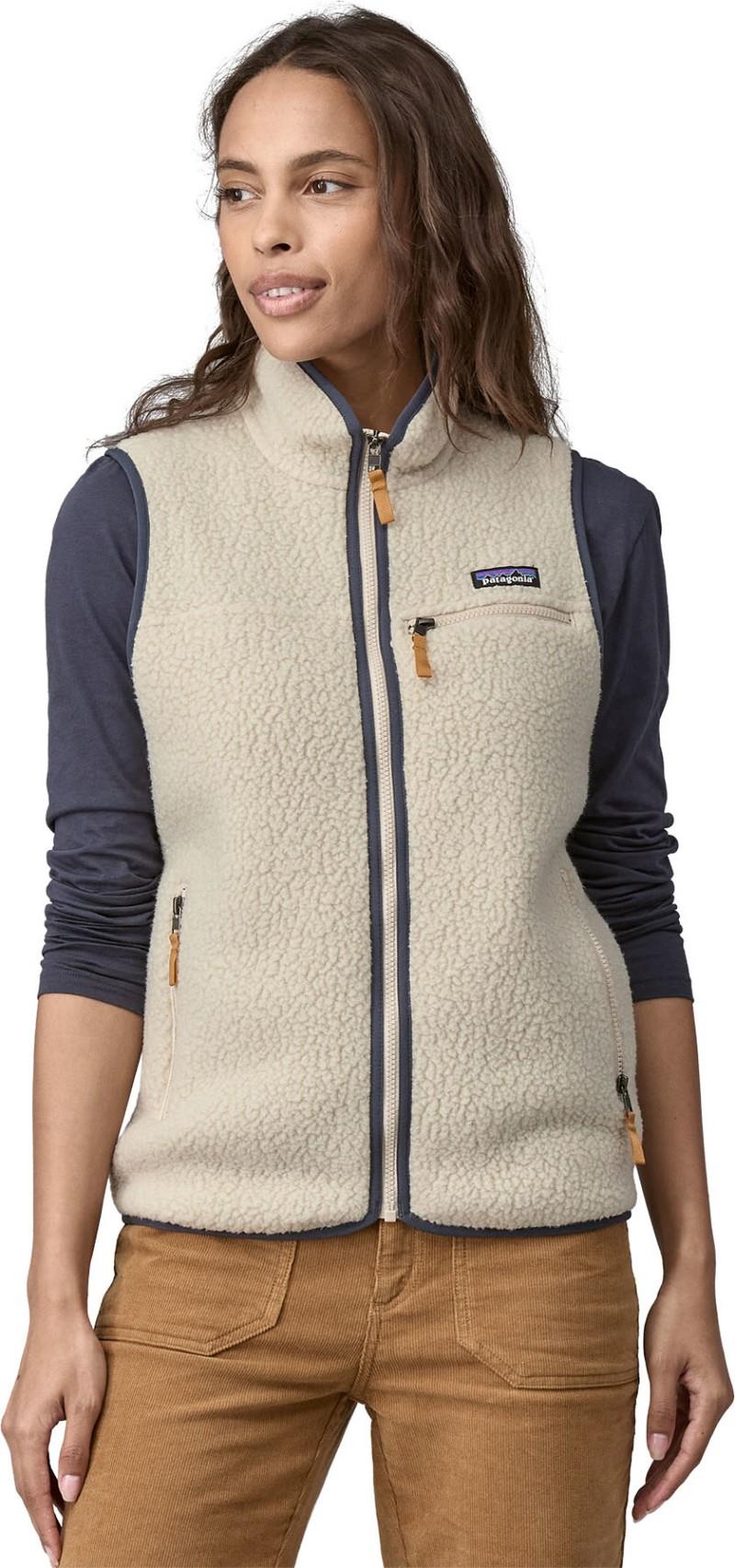 Retro Pile Vest - Womens - pelican 1