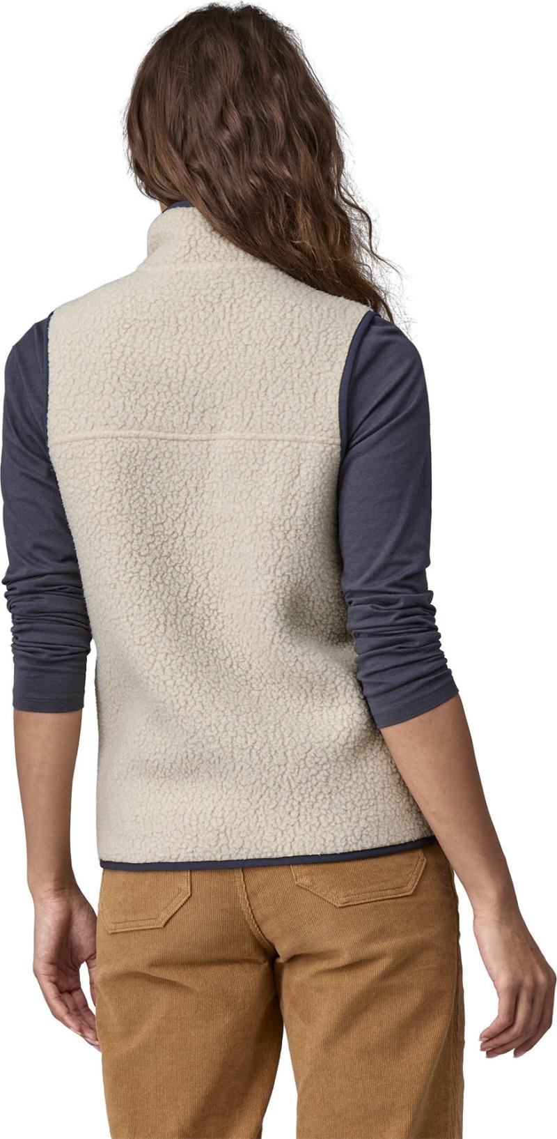 Retro Pile Vest - Womens - pelican 1