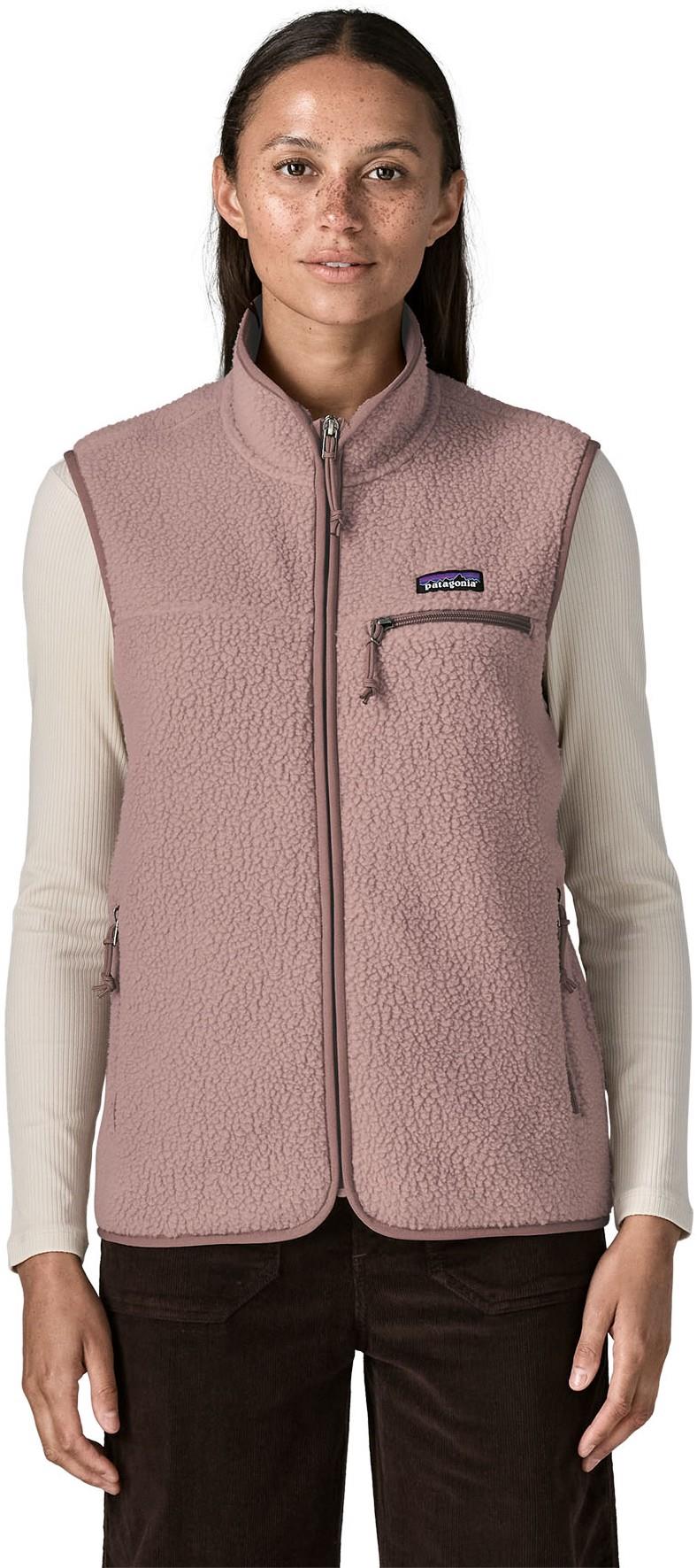 Retro Pile Vest - Womens - stingray mauve 1