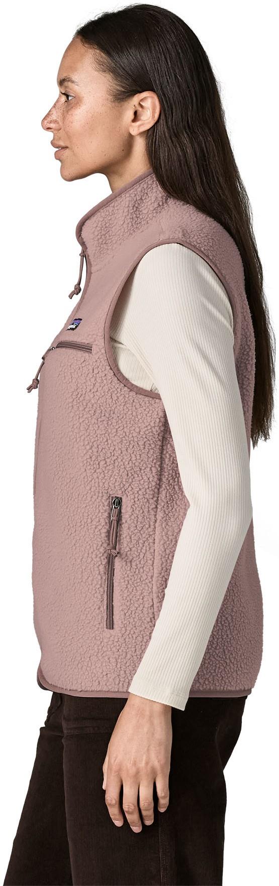 Retro Pile Vest - Womens - stingray mauve 1