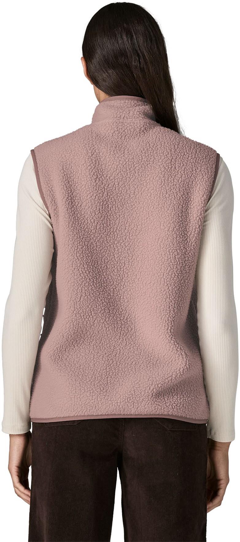 Retro Pile Vest - Womens - stingray mauve 1