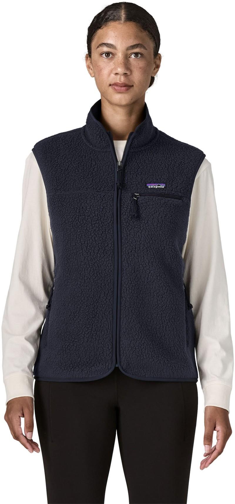 Retro Pile Vest - Womens - sunken blue 1