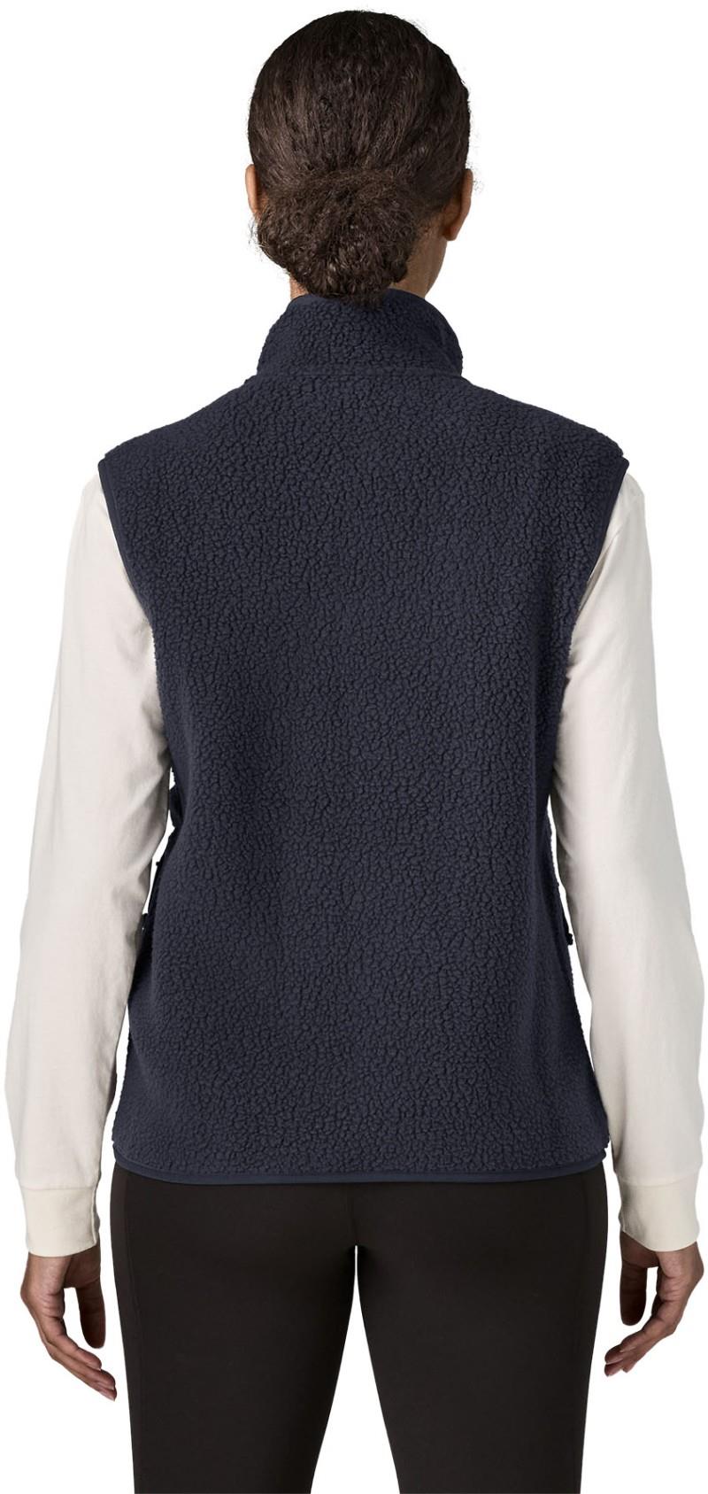 Retro Pile Vest - Womens - sunken blue 1