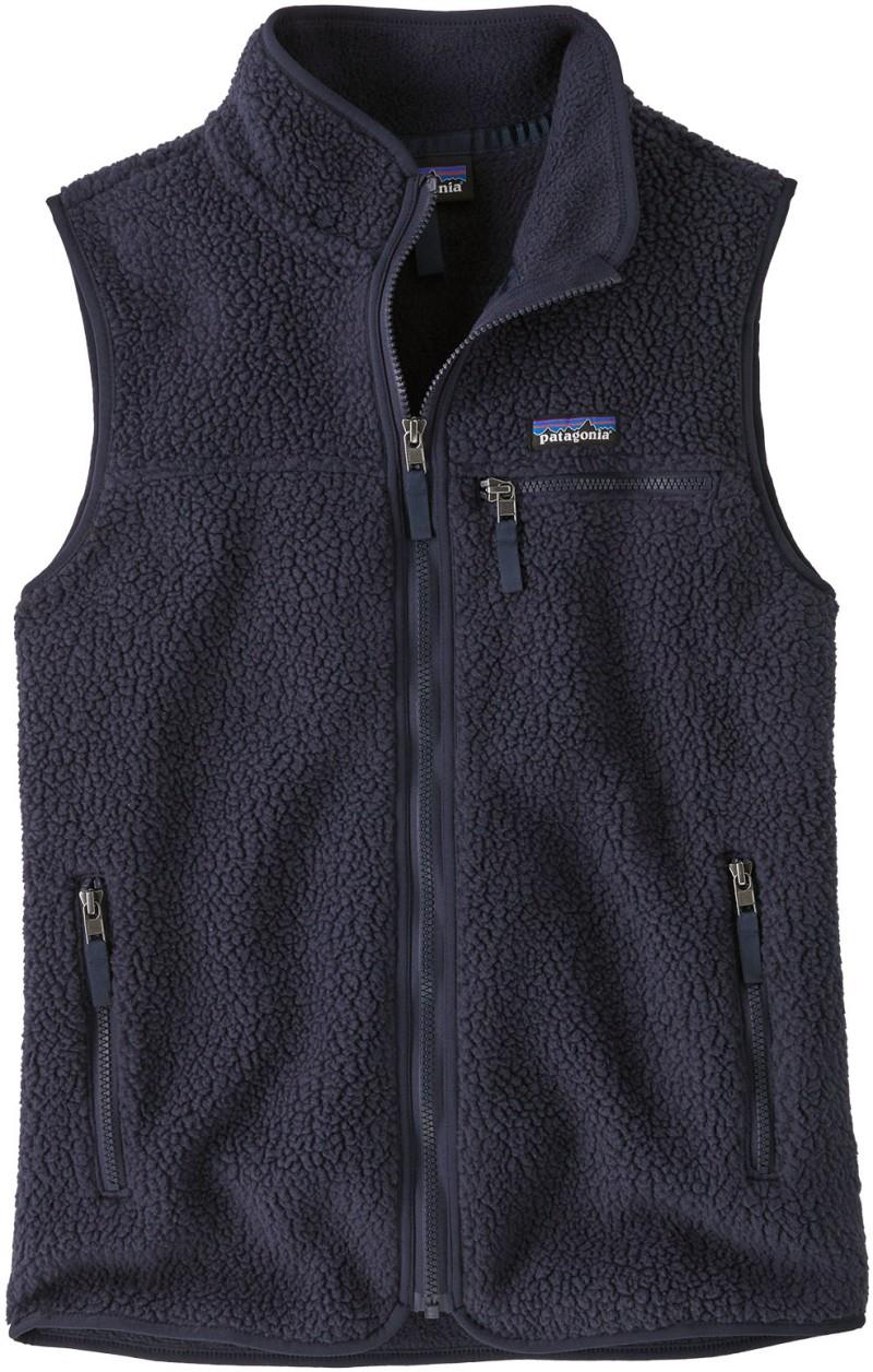 Retro Pile Vest - Womens - sunken blue 1